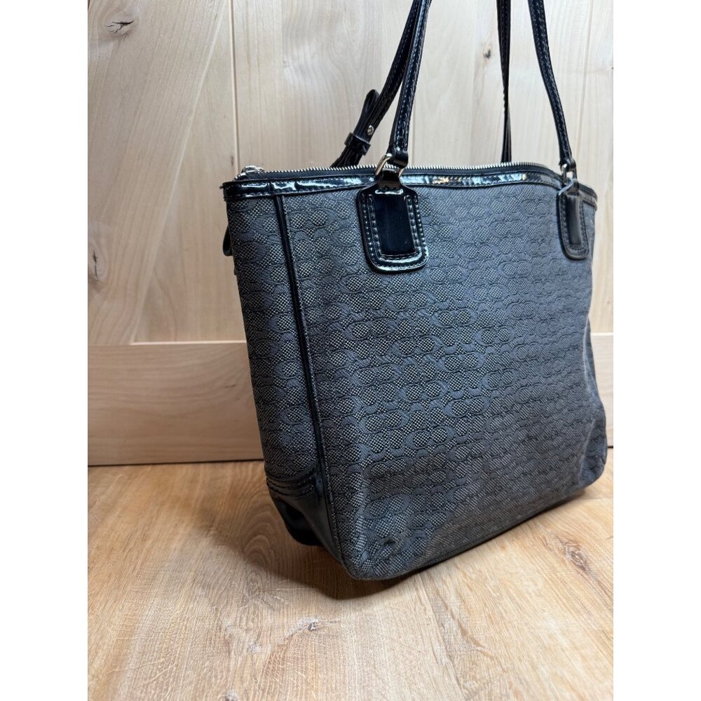 COACH Poppy Signature C Oxford Tote Bag - G1380-25051 - Picture 3 of 10